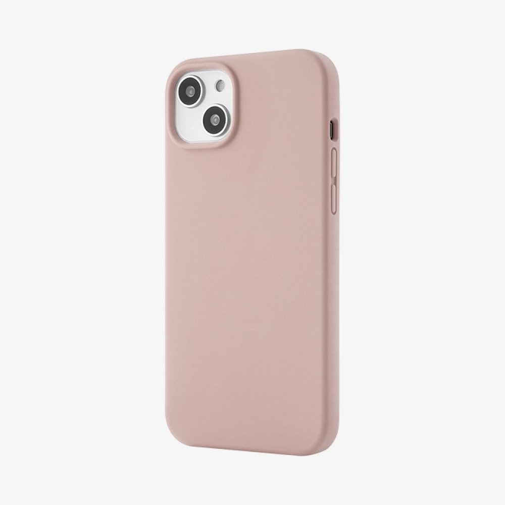 Чехол Ubear Touch Case для iPhone 14 Plus, софт-тач силикон. Цвет: розовый