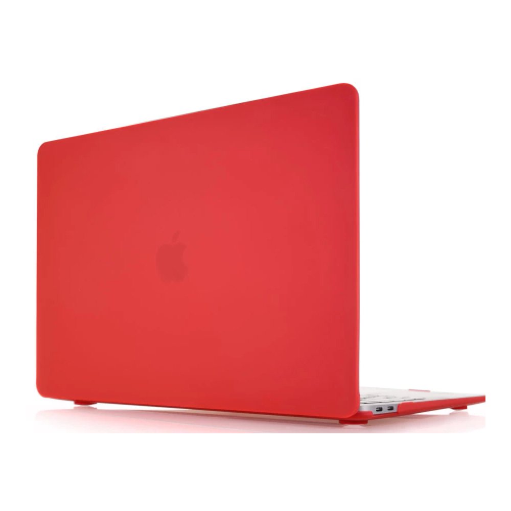 Чехол защитный vlp Plastic case для MacBook Air 13" 2018-2020. Цвет: красный