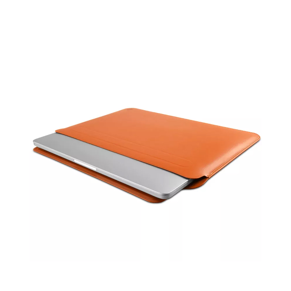 Чехол кожаный WIWU Skin New Pro 2 Leather Sleeve Skin Pro II для MacBook Pro 16". Цвет: коричневый