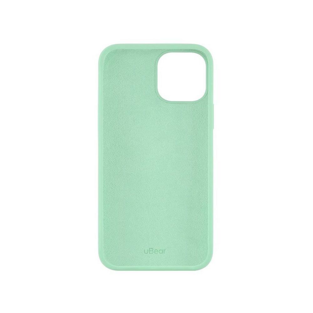 Чехол Ubear Touch Case для iPhone 13 mini, софт-тач силикон. Цвет: светло-зелёный