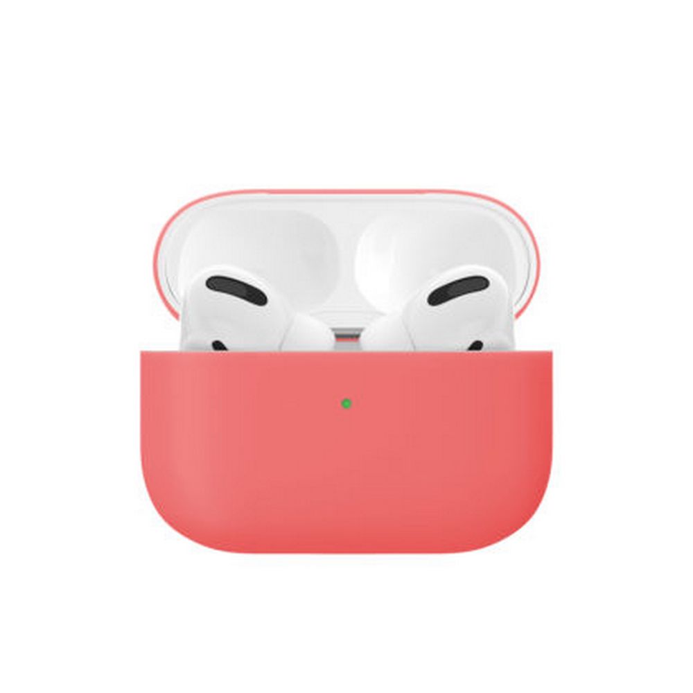 Чехол vlp Soft Touch для AirPods Pro, тонкий силикон. Цвет: коралловый