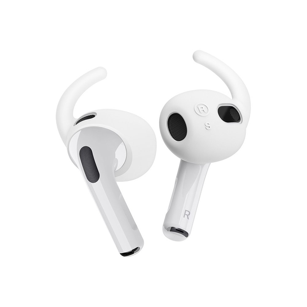 Крепление в ухо Elago Earbuds Hooks Cover для AirPods 3 (4 пары). Цвет: белый