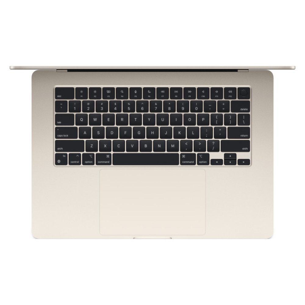 Ноутбук Apple MacBook Air 15" (M3, 2024), 8 ГБ / 256 ГБ SSD Цвет: "Сияющая звезда"