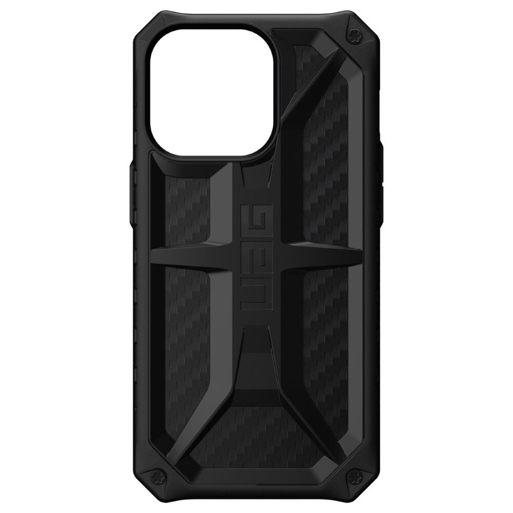 Чехол UAG Monarch Series для iPhone 13. Цвет: чёрный карбон