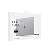 Чехол защитный vlp Plastic case для MacBook Pro 16" 2021. Прозрачный