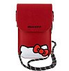 Сумка Hello Kitty Wallet Bag PU Grained leather Hidden Kitty with Cord для iPhone. Цвет: красный