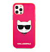 Чехол Lagerfeld для iPhone 12/12 Pro TPU FLUO Choupette Transp. Цвет: розовый