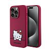 Чехол Hello Kitty Liquid Silicone Dreaming Kitty для iPhone 15 Pro Max. Цвет: красный