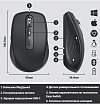 Беспроводная компьютерная мышь Logitech MX Anywhere 3 for Mac Цвет: графитовый