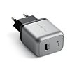 Сетевое зарядное устройство Satechi Wall Charger 30W, USB-C, GaN. Цвет: "Серый космос"