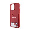 Чехол Hello Kitty Cardslot PU Leather Hidden Kitty для iPhone 14 Pro Max. Цвет: красный