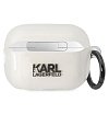 Чехол Lagerfeld NFT Karl для Airpods Pro 2 TPU с кольцом. Цвет: прозрачный