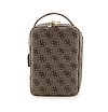 Сумка Guess Travel Handbag 4G Stripes для iPhone. Цвет: коричневый