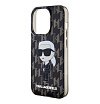 Чехол Lagerfeld PC/TPU Monogram NFT Karl Ikonik Hard для iPhone 15 Pro Max.Цвет: чёрный