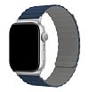 Ремешок силиконовый магнитный uBear Mode для Apple Watch 42/44/45мм. Цвет: синий/серый