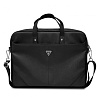 Сумка Guess для ноутбуков 15-16" Saffiano Bag with Triangle stamp logo. Цвет: чёрный