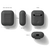 Чехол Elago для AirPods wireless, силикон, Dark Grey