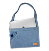 Сумка Tomtoc TheHer Denim Shoulder Bag A26 для ноутбуков 13".Цвет: голубой джинсовый