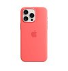 Силиконовый чехол MagSafe для iPhone 15 Pro Max Silicone Case with MagSafe - Guava