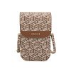 Сумка Guess Wallet Bag G CUBE для iPhone. Цвет: коричневый