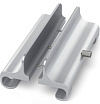 Подставка Satechi Vertical Aluminum Laptop Stand для Apple MacBook. Цвет: серебристый