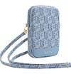 Сумка Guess Wallet Zipper Pouch G CUBE для iPhone. Цвет: синий