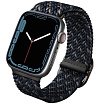 Ремешок нейлоновый Uniq Aspen DE strap для Apple Watch 42мм/44мм/45мм. Цвет: синий обсидиан