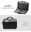 Сумка Tomtoc FancyCase Laptop Shoulder Bag A25 для ноутбуков 13". Цвет: серый