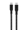 Кабель uBear Trend Cable USB-C - Lightning, 2.4м. Цвет: черный