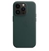 Кожаный чехол MagSafe для iPhone 14 Pro Max Leather Case with MagSafe - Forest Green