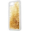 Чехол Guess для iPhone SE2/8/7 Glitter Hard. Цвет: золотой