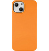 Чехол Ubear Touch Case для iPhone 13, софт-тач силикон. Цвет: оранжевый