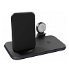 Док-станция Zens Aluminium Stand 4 в 1 Wireless Charger, PD, 45W. Цвет: чёрный