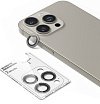 Защитное стекло BlueO Camera lens PVD stainless steel д/камеры iPhone 15 Pro Max (3 шт).Цвет:зеленый