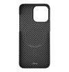 Чехол Ubear Supreme Kevlar Case для iPhone 15 Pro Max, MagSafe. Цвет: чёрный