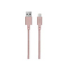 Кабель Native Union 3м., Lightning to USB (ver. 2). Цвет: розовый