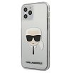 Чехол Lagerfeld для iPhone 12/12 Pro PC/TPU Karl's Head Hard. Цвет: прозрачный