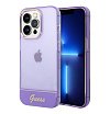 Чехол Guess для iPhone 14 Pro PC/TPU Translucent Electroplated camera Hard. Цвет: фиолетовый