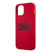 Чехол Lagerfeld для iPhone 12/12 Pro Liquid silicone stack logo. Цвет: красный