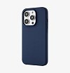 Чехол Ubear Touch Case для iPhone 14 Pro Max, софт-тач силикон. Цвет: тёмно-синий