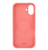 Чехол защитный uBear Touch Mag Case для iPhone 16 Plus. Цвет: коралловый