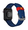 Ремешок силиконовый MobyFox DC Superman Tactical для Apple Watch 40мм/42мм/44мм. Цвет: синий