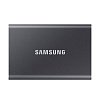 Внешний SSD диск Samsung T7 R1050/W1000 Мб/сек, USB 3.2, 500Гб. Цвет: серый