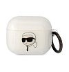 Чехол Lagerfeld NFT Karl для AirPods 3 с кольцом, силикон. Цвет: прозрачный