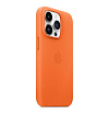 Кожаный чехол MagSafe для iPhone 14 Pro Leather Case with MagSafe - Orange