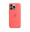 Силиконовый чехол MagSafe для iPhone 15 Pro Max Silicone Case with MagSafe - Guava