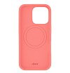 Чехол защитный uBear Touch Mag Case для iPhone 16 Pro. Цвет: коралловый