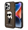 Чехол Lagerfeld PC/TPU NFT Karl Ikonik Hard для iPhone 15 Pro Max.Цвет:полупрозрачный черный