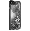 Чехол Guess для iPhone SE2/8/7 Glitter Hard. Цвет: серебристый