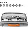 Сумка Tomtoc Defender Laptop Handbag A14 для ноутбуков 13". Цвет: серый